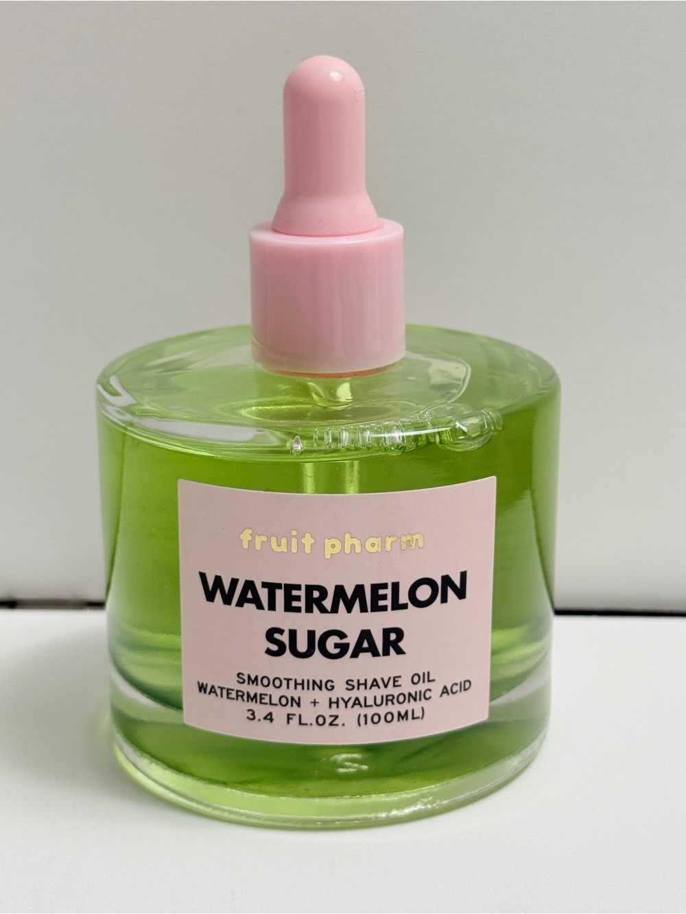 Fruit Pharm Watermelon Sugar Smoothing Shave Oil 3.4 fl oz — NEW! - Picture 2 of 3